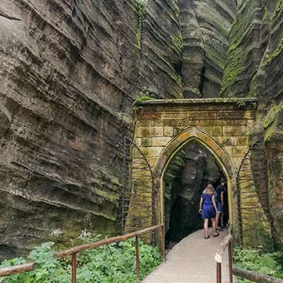 Skalne Miasto - Skały Adrszpaskie - 89 km od Starego Gierałtowa