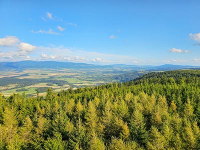 widoki ze szczytu Jagodna